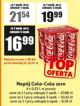 Auchan Nap3j Cola-Cola zero oferta