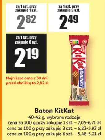 Auchan Baton KitKat oferta