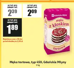 Auchan Mąka tortowa, typ 450, Gdańskie Młyny oferta