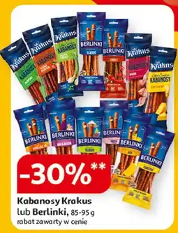 Auchan Kabanosy z bekonem Krakus Animex oferta
