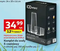 Auchan Komplet do wody avant-garde lumi Krosno S.a oferta