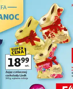 Auchan Zając z czekolady Lindt Gold Bunny oferta