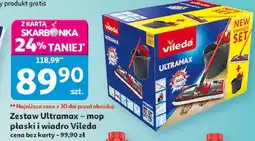 Auchan Mop z wiadrem ultramax Vileda oferta