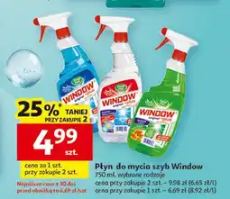 Auchan Płyn do szyb czerwony Gold Drop Window Original Plus oferta
