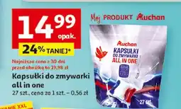 Auchan Tabletki do zmywarki Auchan Różnorodne (Logo Czerwone) oferta