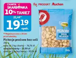 Auchan Pistacje niesolone Auchan oferta