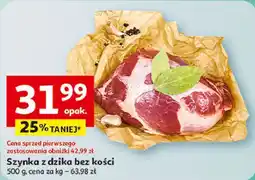 Auchan Szynka z dzika oferta