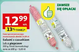 Auchan Salami z pieprzem Podniesiony Kciuk oferta