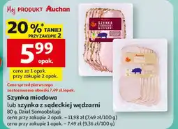 Auchan Szynka z sądeckiej wędzarni Auchan oferta