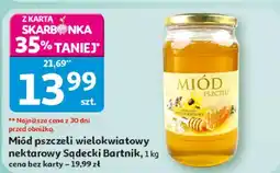 Auchan Miód wielokwiatowy nektarowy Bartnik Sądecki oferta