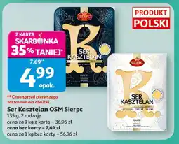 Auchan Ser kasztelan śmietankowy Sierpc oferta