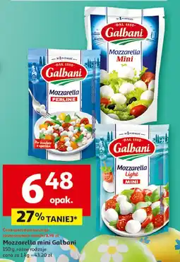 Auchan Ser mozzarella perline Galbani oferta