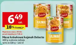 Auchan Masa krówkowa kajmak orzechowa Delecta oferta