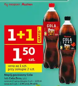 Auchan Napój cola Auchan Różnorodne (Logo Czerwone) oferta