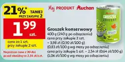 Auchan Groszek konserwowy Auchan oferta