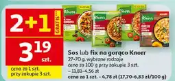 Auchan Świderki z kurczakiem w sosie serowym Knorr Fix oferta