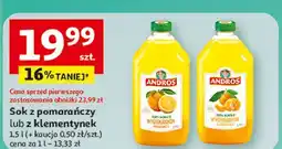 Auchan Sok pomarańczowy Andros oferta