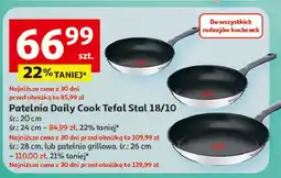 Auchan Patelnia grillowana daily cook 26 cm Tefal oferta