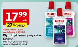 Auchan Płyn do płukania jamy ustnej Lacalut Perfect White oferta