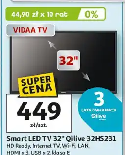 Auchan Telewizor 32'' 32hs231 Qilive oferta