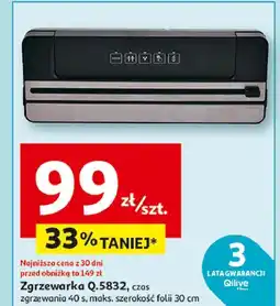 Auchan Zgrzewarka do folii q.5832 Qilive oferta