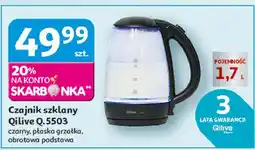 Auchan Czajnik szklany q5503 Qilive oferta