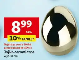 Auchan Jajko ceramiczne 8 cm oferta