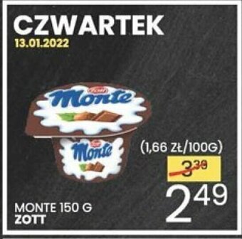 Wafelek Monte 150g oferta