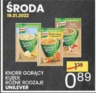 Wafelek Knorr gorący kubek oferta