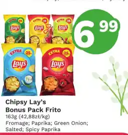 Limonka Chipsy Lay's Bonus Pack Frito oferta