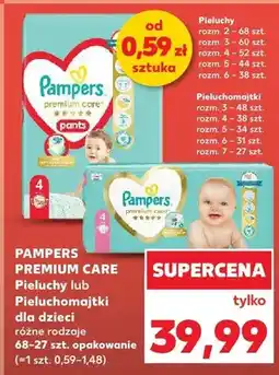 Kaufland Pieluszki Premium Care różne rozmiary oferta