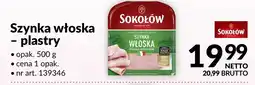 Makro Szynka włoska - plastry oferta