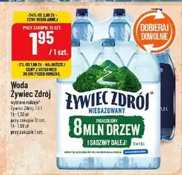 Polomarket Woda Żywiec Zdrój wybrane rodzaje oferta