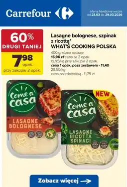 Carrefour Lasagne bolognese oferta