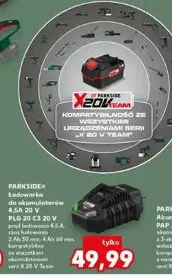 Kaufland Ładowarka do akumulatorów 4,5A 20 V PLG 20 C3 20 V oferta
