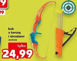 Kaufland Łuk z tarczą i strzałami zestaw oferta