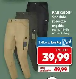 Kaufland Spodnie robocze męskie różne kolory oferta