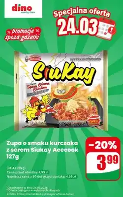 Dino Zupa o smaku kurczaka z serem oferta