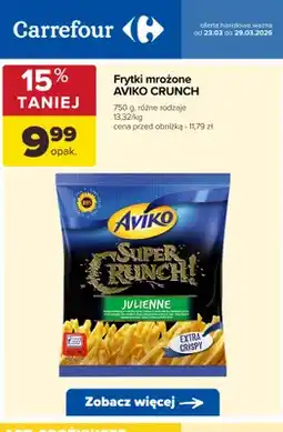 Carrefour Frytki mrożone różne rodzaje oferta