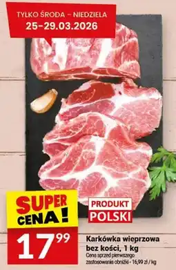 Twój Market Karkówka wieprzowa bez kości oferta
