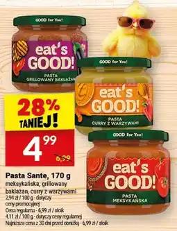 Twój Market Pasta Sante, grillowany bakłażan, curry z warzywami, meksykańska oferta