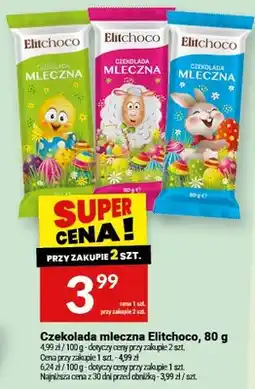 Twój Market Czekolada mleczna Elitchoco oferta