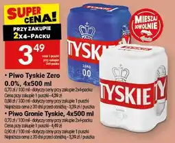 Twój Market Piwo Gronie Tyskie oferta