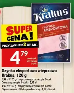Twój Market Szynka eksportowa wieprzowa Krakus oferta