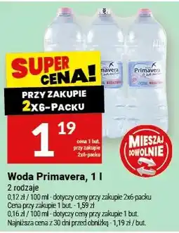 Twój Market Woda Primavera oferta
