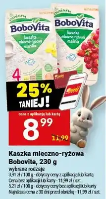 Twój Market Kaszka mleczno-ryżowa Bobovita oferta