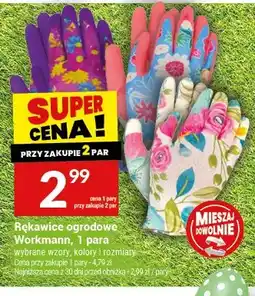 Twój Market Rękawice ogrodowe Workman, 1 para oferta