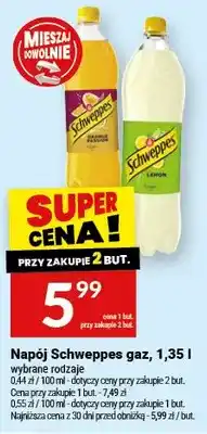 Twój Market Napój Schweppes gaz oferta
