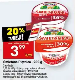Twój Market Śmietana 2 rodzaje oferta