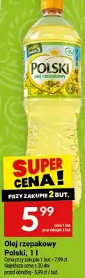 Twój Market Olej rzepakowy PRZY ZAKUPIE 2 BUT oferta
